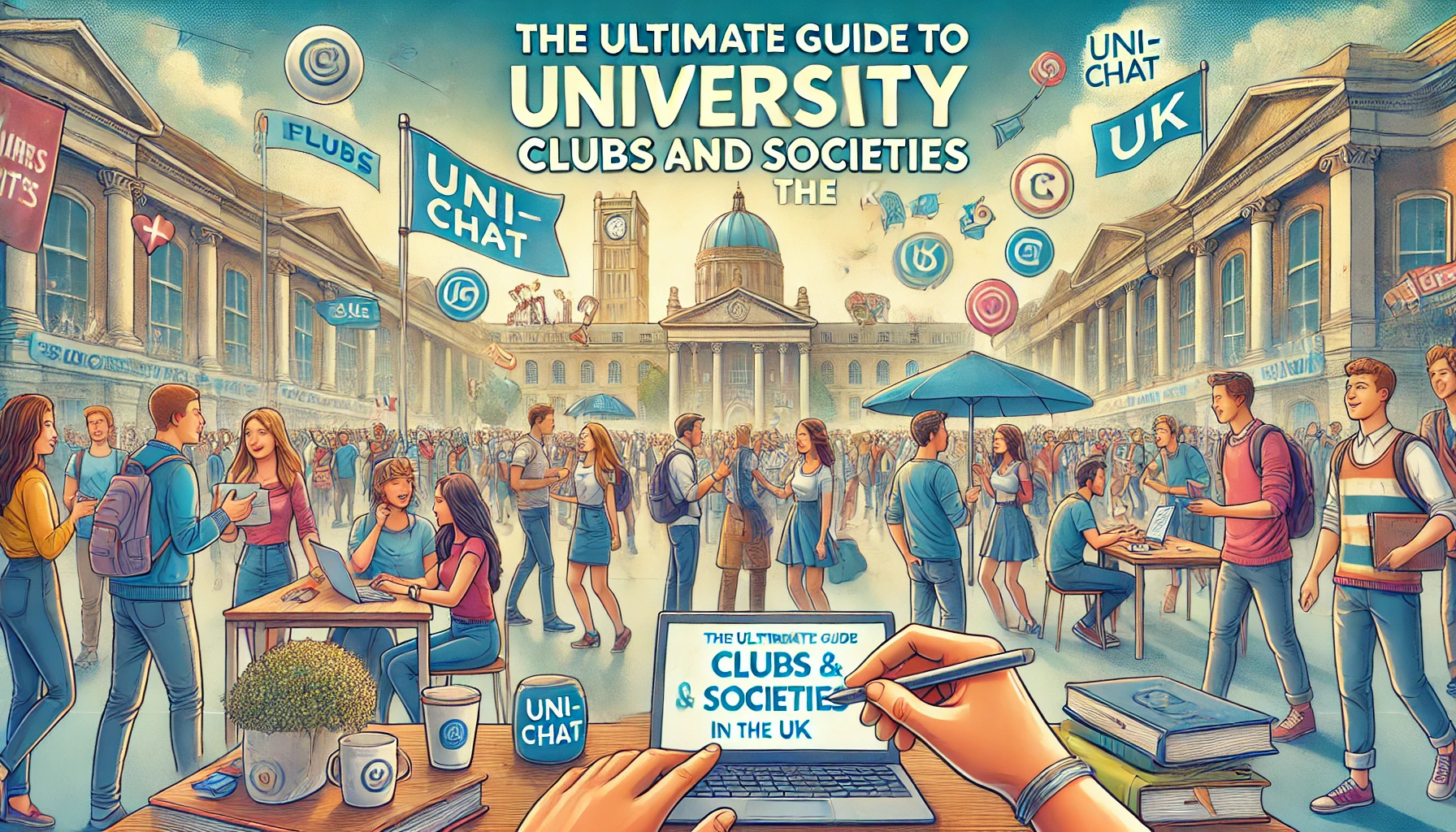 'The Ultimate Guide to University Clubs and Societies in the UK' Image