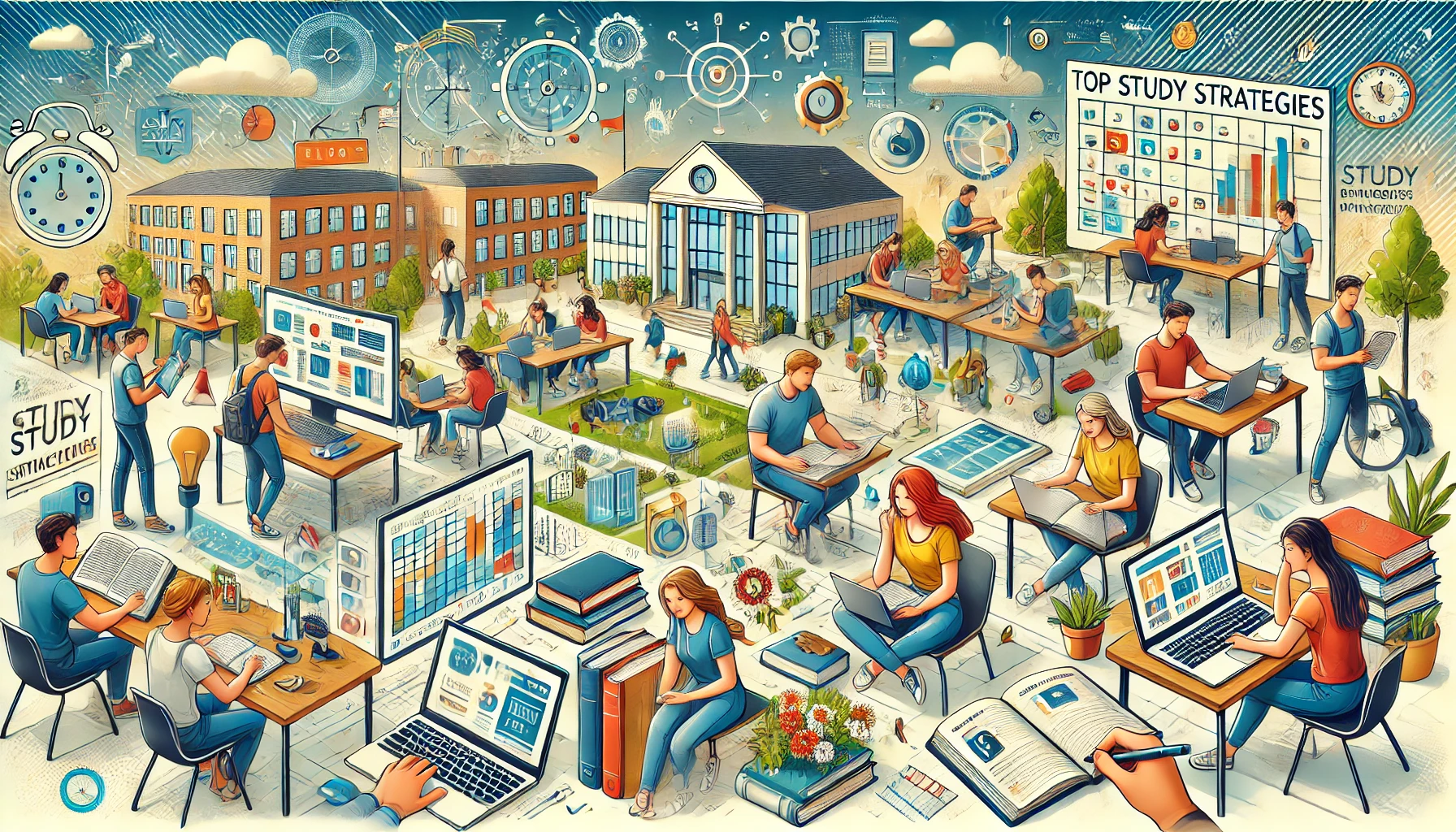 'Top Study Strategies for University Students: Staying Organised and Productive' Image