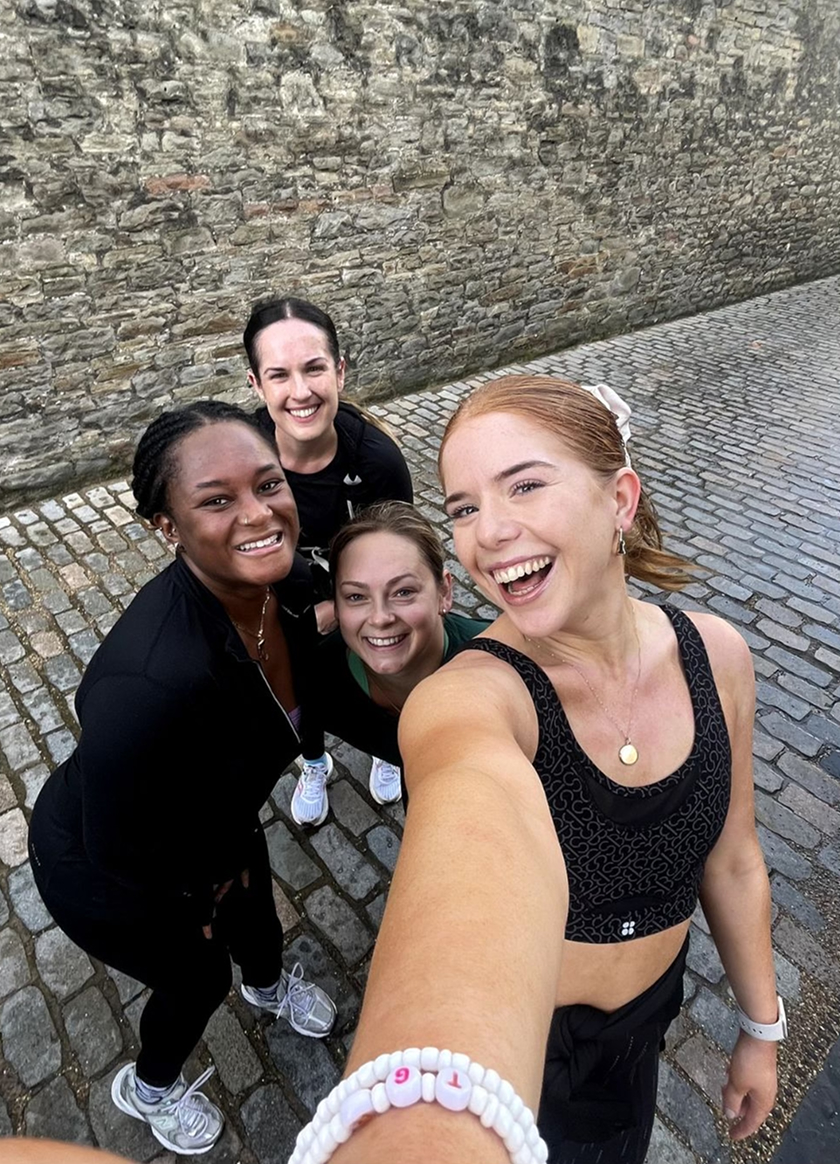 Students having fun